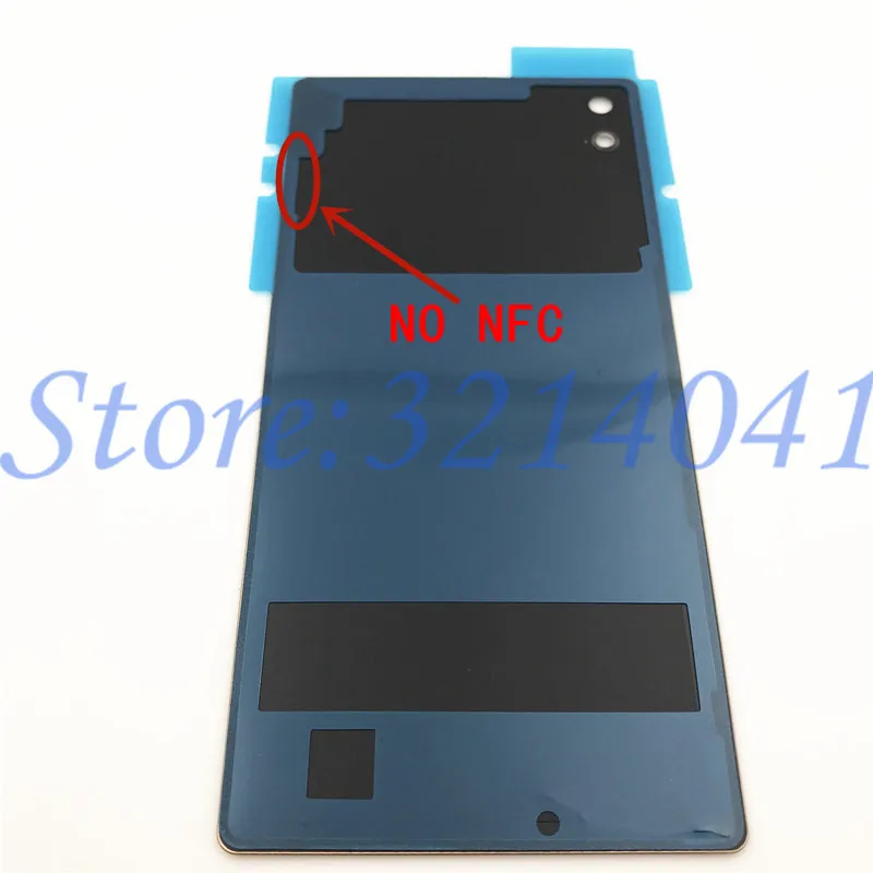 5,2 дюймов Задняя стеклянная крышка батареи для sony Xperia Z4 Z3+ Z3 Plus E6553 Задняя крышка батареи чехол Корпус с NFC