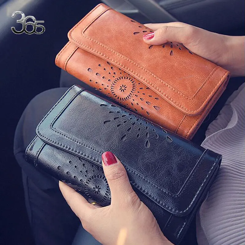 Бесплатная доставка Черный Коричневый 2016 Новый Винтажный Длинный кожаный