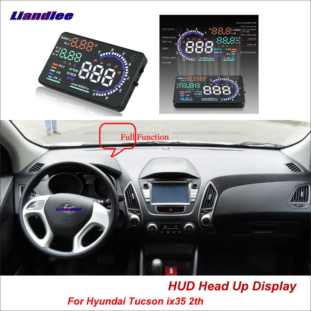 Проектор на лобовое стекло Liandlee для Hyundai Tucson ix35 2th 2010 2018|Проекционный дисплей| |