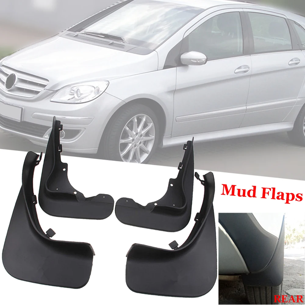 4 шт. Автомобильные Брызговики ABS пластик для Mercedes-Benz b-класс W245 2006-2011 брызговики B180 автомобильные аксессуары