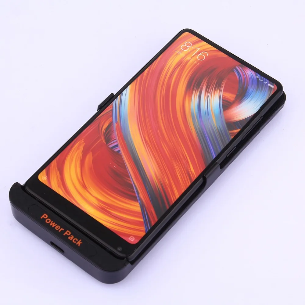 Новое поступление 6600 мАч чехол для внешнего аккумулятора для Xiaomi MIX 2 power Bank чехол