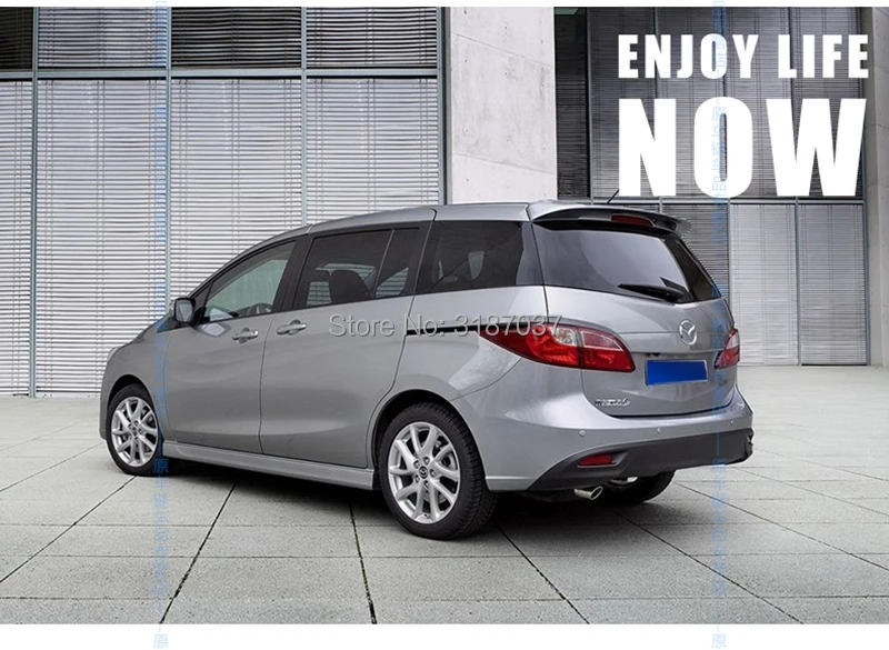 Для Mazda 5 спойлер 2005-2010 ABS пластиковая искусственная накладка на Багажник