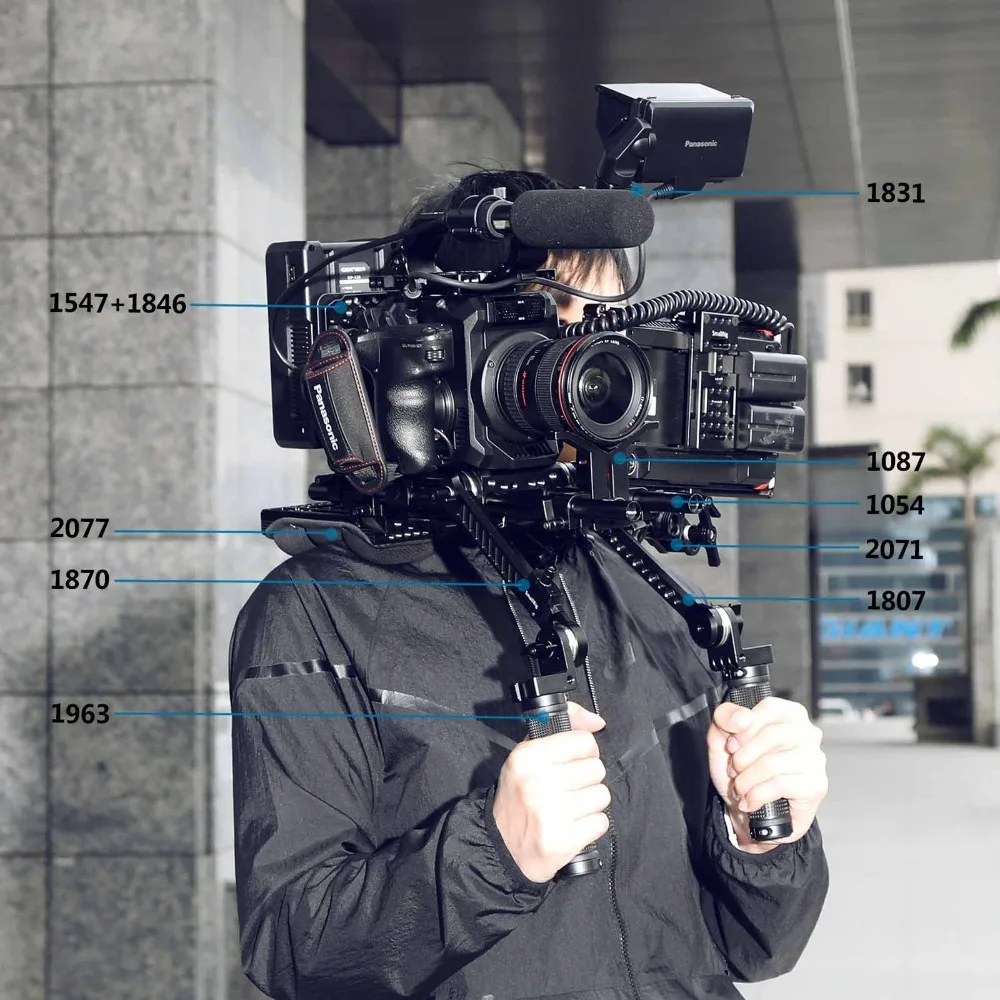 Комплект для DSLR камеры SmallRig EVA 1 базовый аксессуар Panasonic EVA1 с плечевой системой 15