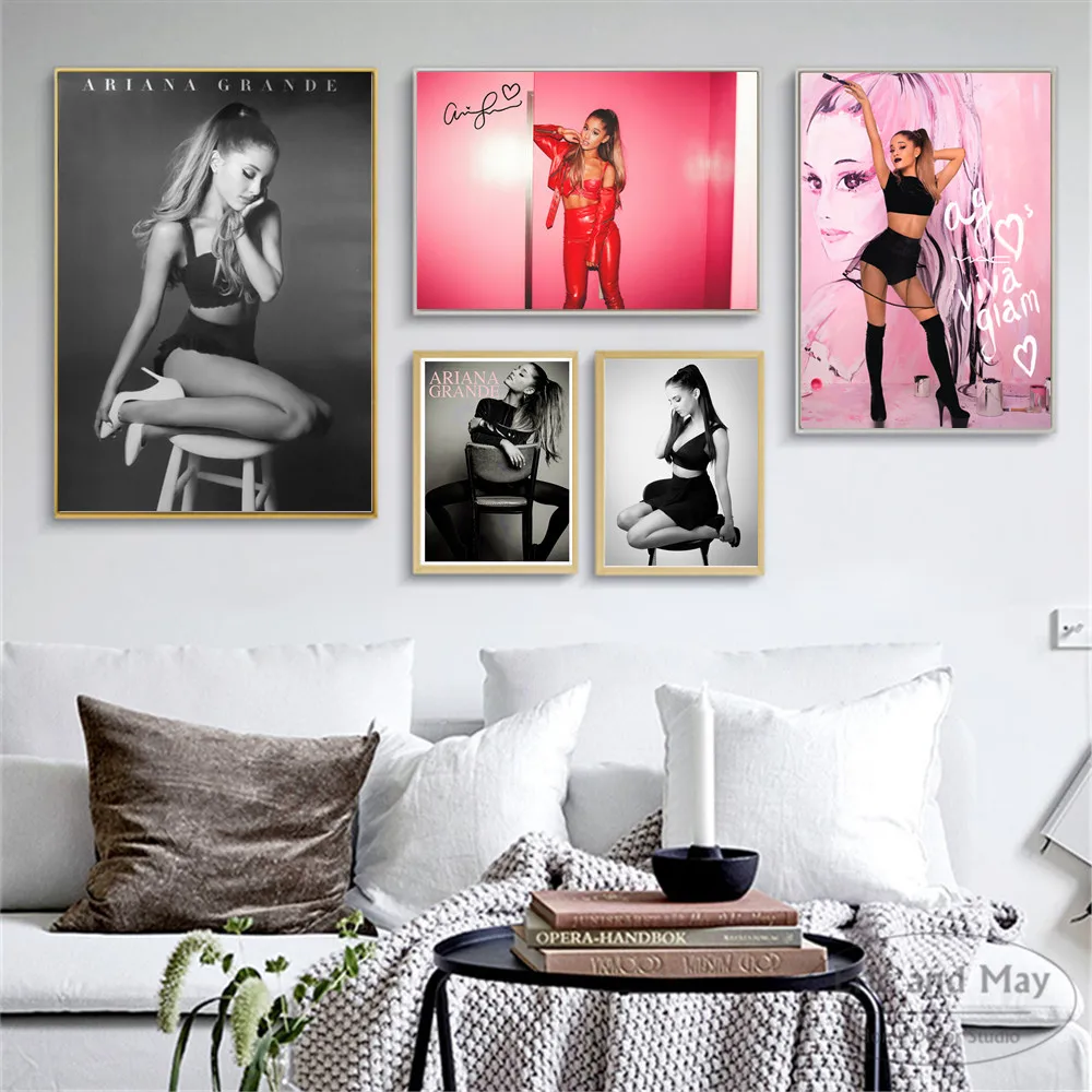 

Sexy Ariana Grande True Love Posters And Prints Wall Art Canvas Painting For Living Room Decoration Home Decor Unframed Quadro