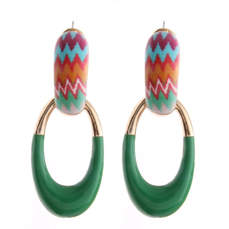 Длинные серьги-капли NeeFu WoFu из цинкового сплава брендовые большие серьги с