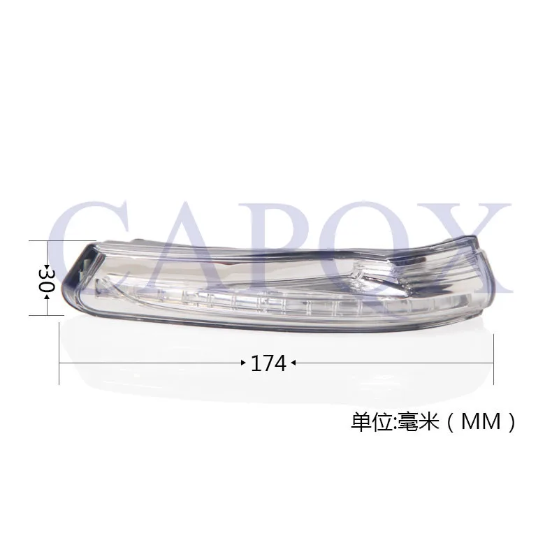 Capqx индикатор поворота для KIA K3 2012- Forte 14-17 Cerato 13-15 задняя зеркальная сигнальная лампа-вспышка Поворотная сигнальная лампа