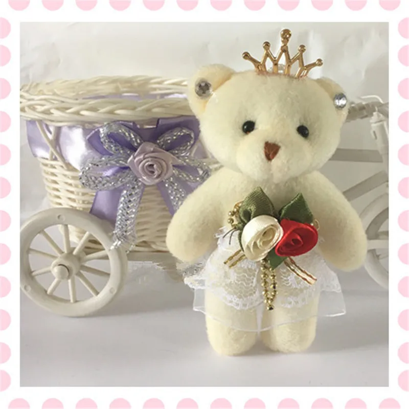 2 шт. 12 см пара медведь свадебный плюшевый мишка плюшевые игрушки подарок