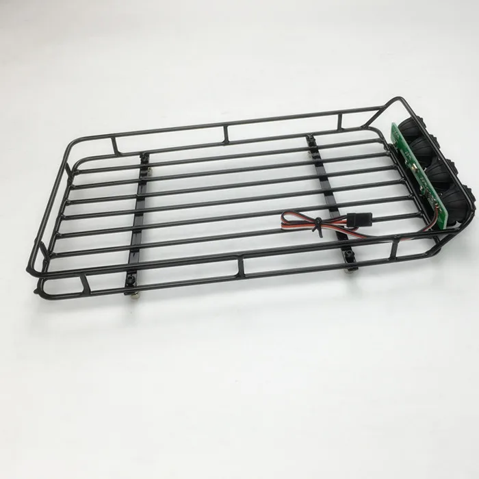 Багажный лоток со светодиодом 239*143*30 мм для 1/10 осевой SCX10 II деталей|axial scx10|axial scx10