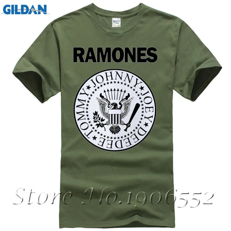 Большие размеры М ~ 5XL для мужчин рок группы Ramones футболка Homme Для Мужчин's JOEY