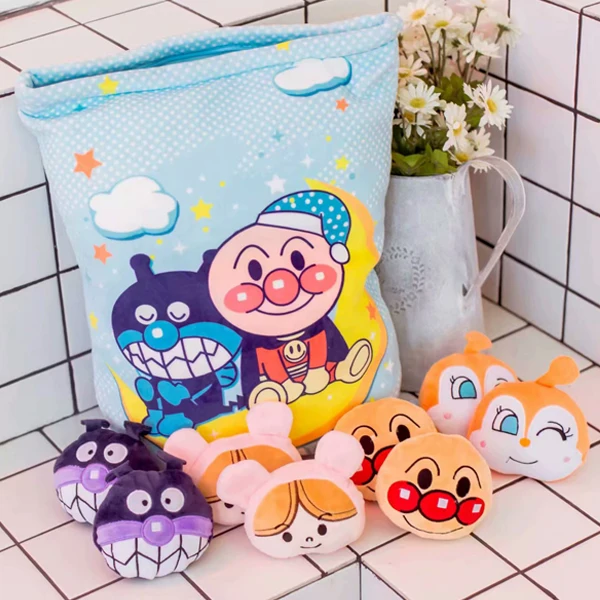 Candice guo плюшевая игрушка мягкая кукла мультфильм один мешок anpanman baikinman маленький