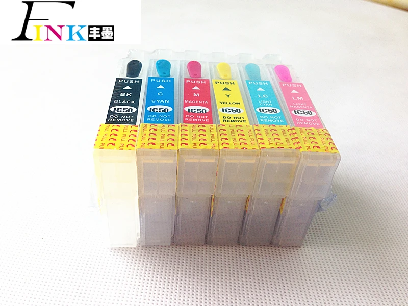 IC50 Заправляемый чернильный картридж для Epson EP 801A 901A EP301 903F 903A/EP 803A/AW 703A принтер с