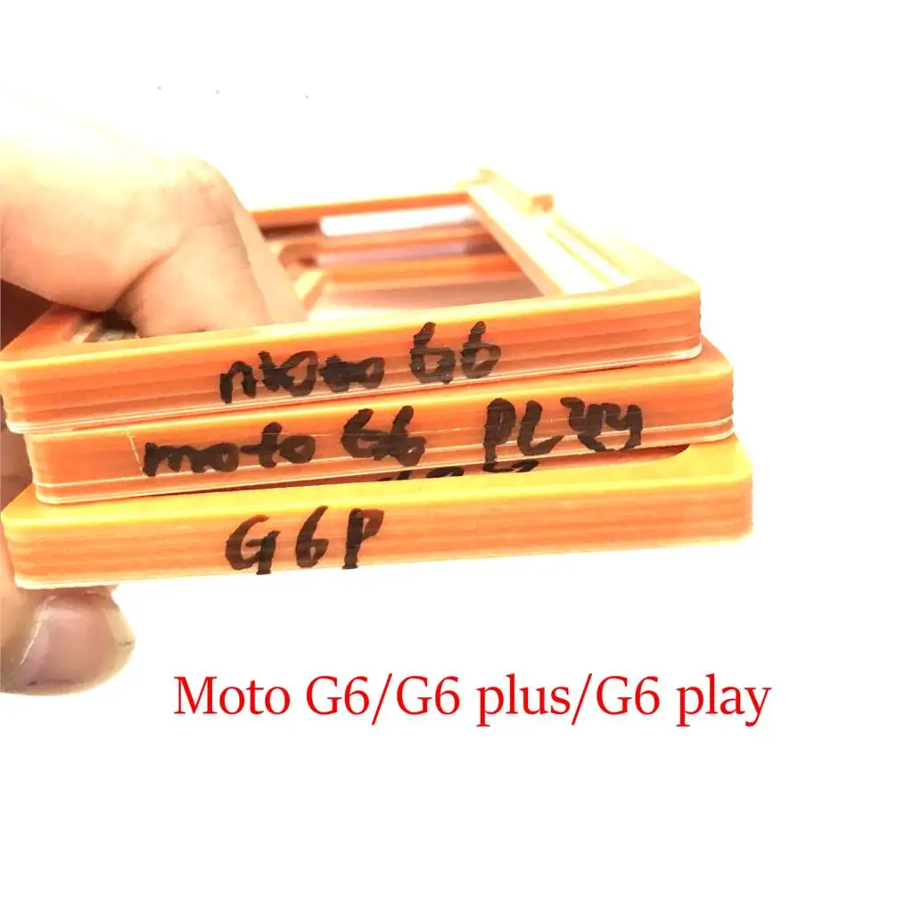PF LCD внешняя стеклянная линза для экрана клея OCA выравнивание формы Motorola Moto G6/G6