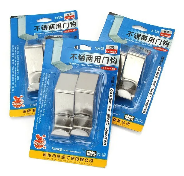 4 шт. нержавеющие крючки на дверь кухонный шкаф полотенце крючок для одежды