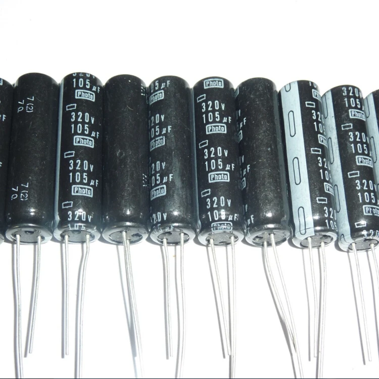 

5pcs 105uF 320V Nippon Chemi-Con NCC Photo Flash Capacitor 11x34.5mm 320V105uF PH Capacitors