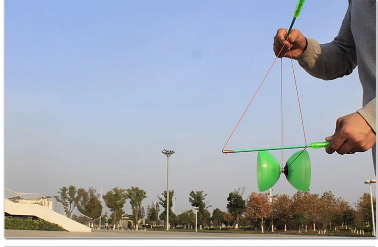 Фиксированный или подшипник diabolo мягкие игрушки профессиональный набор Diabolo упаковка с веревочной сумкой Китай