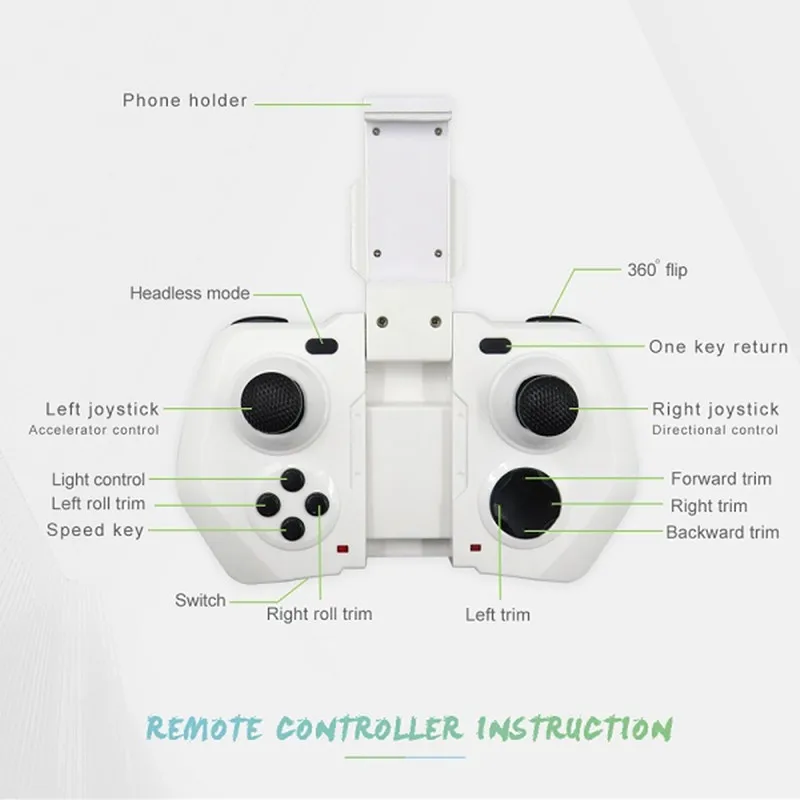 Flytec RC130WH 2 4G 4CH мини складной Дрон с HD камерой Wi Fi передачей яблочный