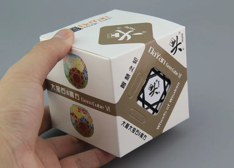 CubeXYZ DY Gem Cube 6 VI Black с дополнительной бесплатной наклейкой для коллекционирования