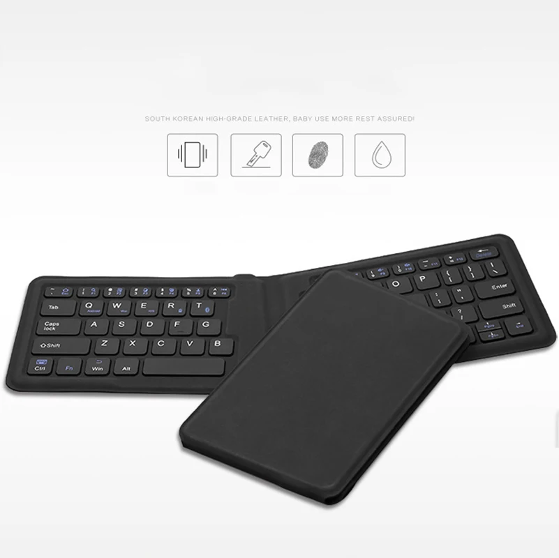Ультратонкий складной bluetooth-кабель для клавиатуры мини-клавиатура Apple iPhone iPad MacBook