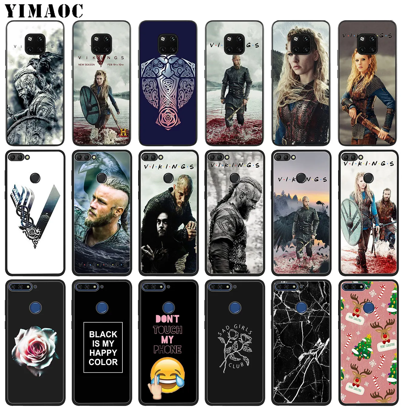 YIMAOC vikings serie 4 Модный мягкий силиконовый чехол для телефона Huawei Mate 30 20 10 Pro Lite Nova 5I 3i 3