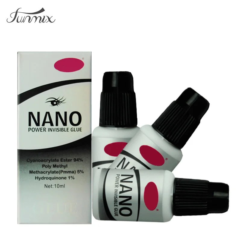 Новый 10 мл нано мощный невидимый клей для ресниц низкий запах не токсичный