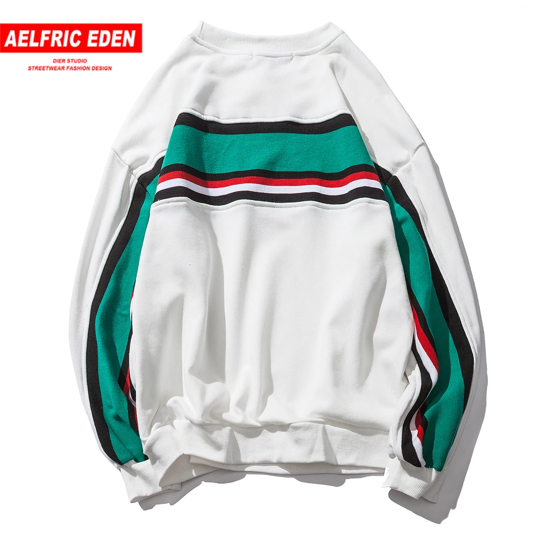 Aelfric Eden Винтаж Harajuku мужские цветные толстовки с защитой 2019 лоскутное письмо