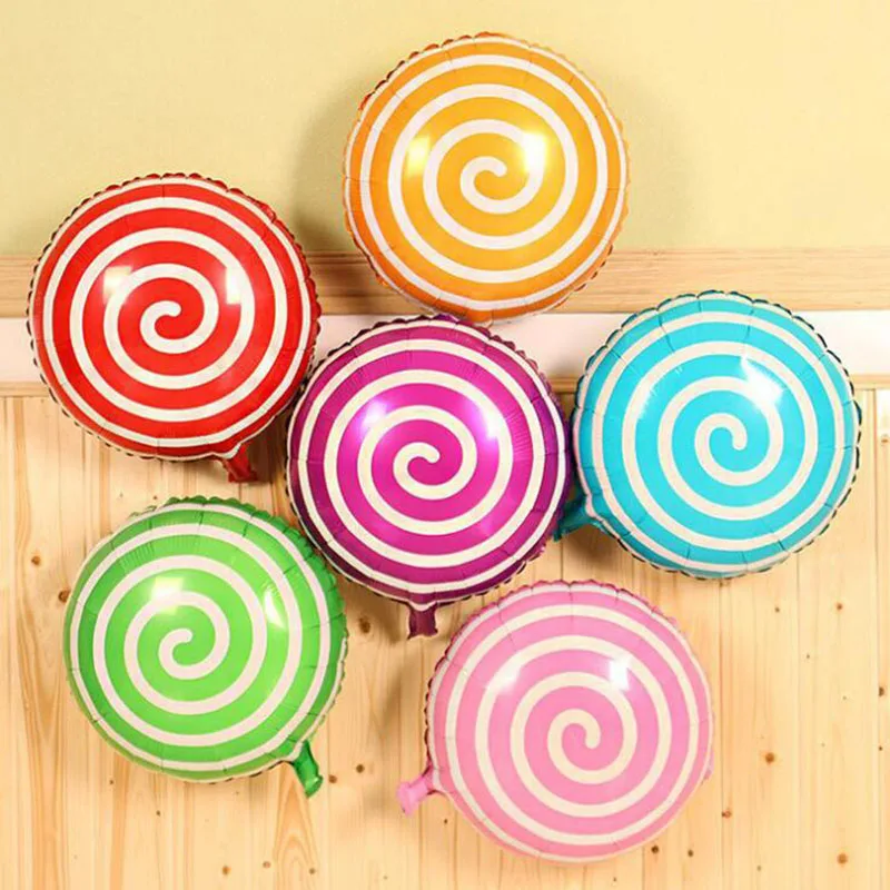 18 дюймов леденец шар из алюминиевой фольги Летняя Вечеринка Baby Shower День рождения