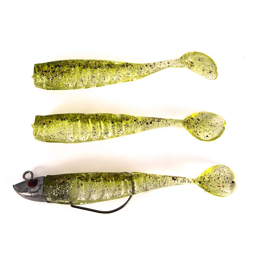10.5cm 11.5cm Lead Head Jig T Tail Fishing Lure DIY Jigging Soft Bait with Single Hook Pesca Sea Bass Baits | Спорт и развлечения