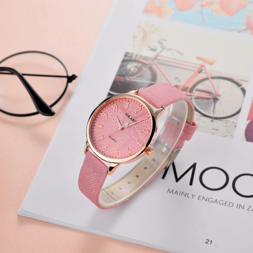 Reloj 2018 новые часы женские брендовые модные кожаные Аналоговые кварцевые наручные
