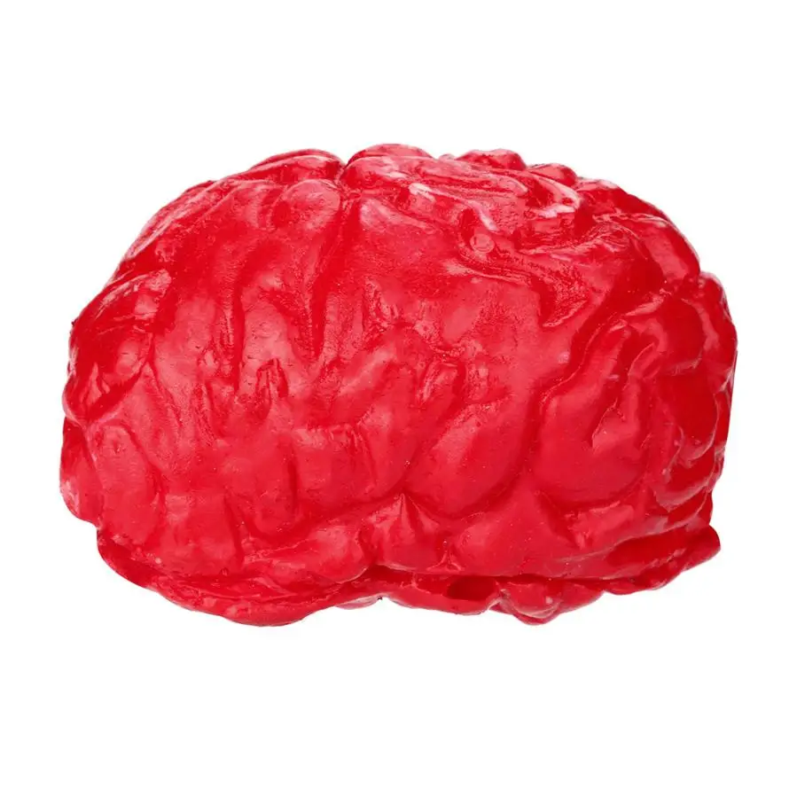 Новинка силиконовый мяч для снятия стресса страшно Органы мозга сжимающаяся