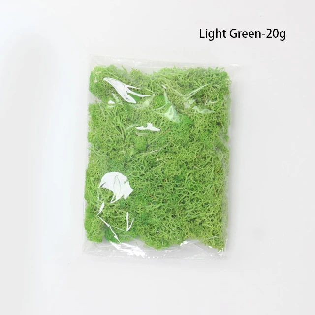 light green Декор для дома цветы искуственные Высококачественное Моделирование зеленых растений, поддельные Цветочные мох для дома, гостиной, д - Цвет: light green