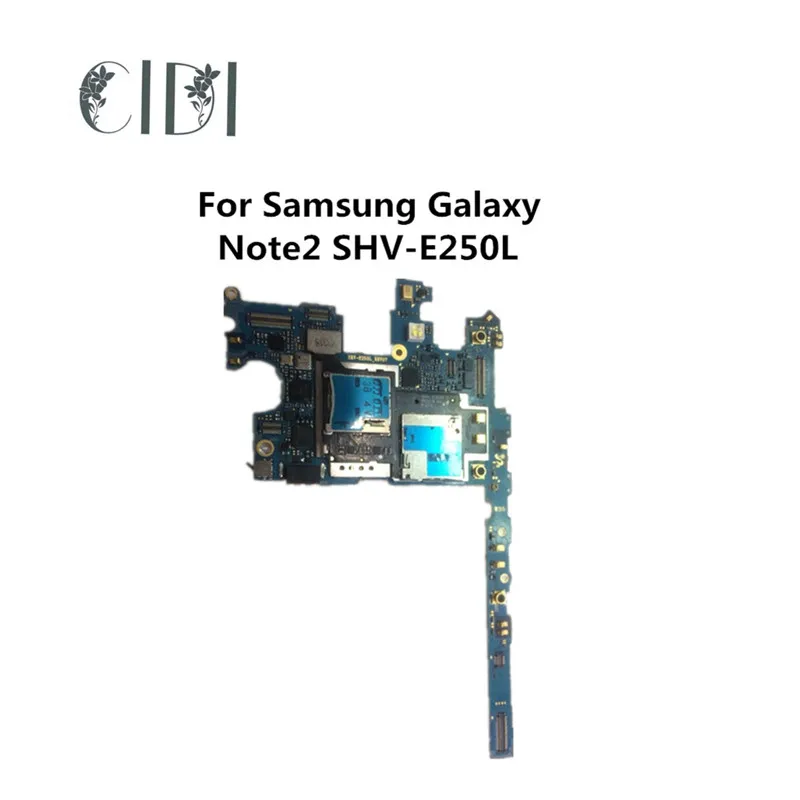 Оригинальная материнская плата CIDI для Samsung Galaxy Note2 б/у | Мобильные телефоны и