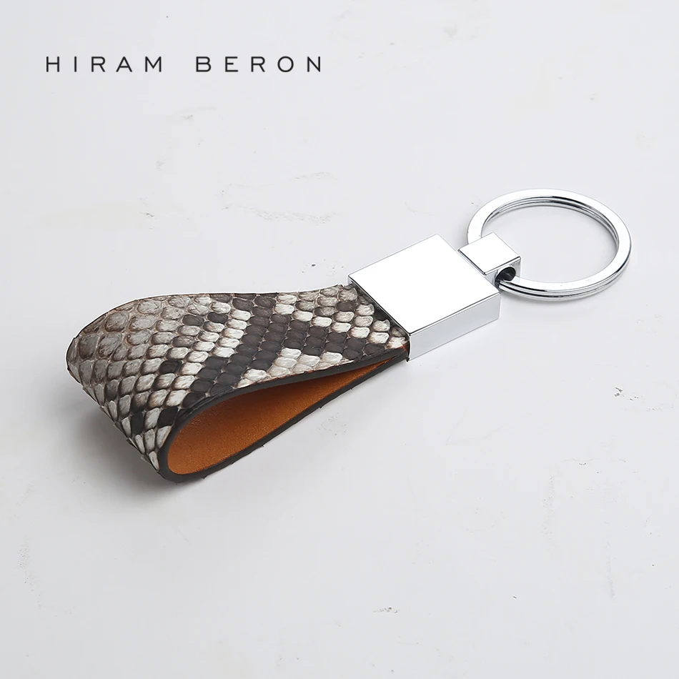 Держатель для ключей Hiram Beron из кожи питона роскошный подарок женщин и женщин|key