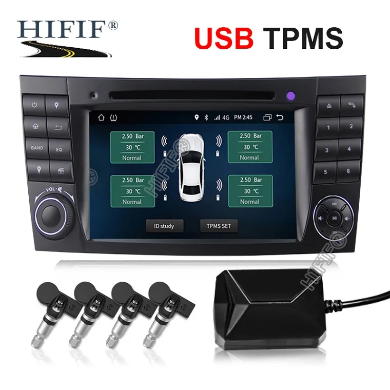 Для Android USB TPMS система контроля давления в автомобильных шинах диагностический инструмент для автомобильных шин с мини внешним датчиком - Цвет: Built in