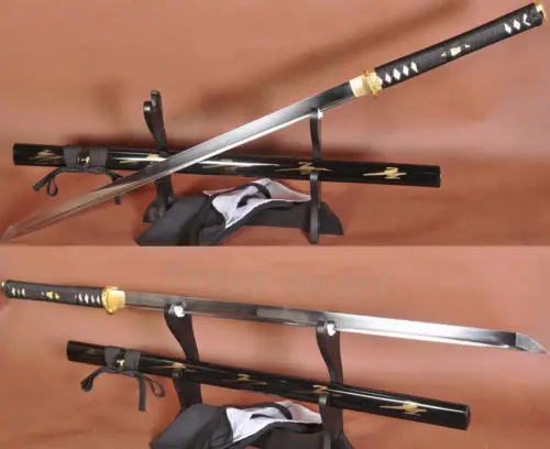 Ручная работа 1060 углеродистая сталь японский меч ниндзя самурая острые