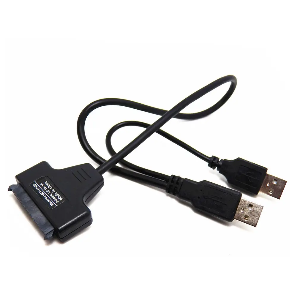 Лидер продаж легкий USB-кабель 2 0 для SATA 7 + 15 Pin 22 a 5 HDD жесткий диск с кабелем |