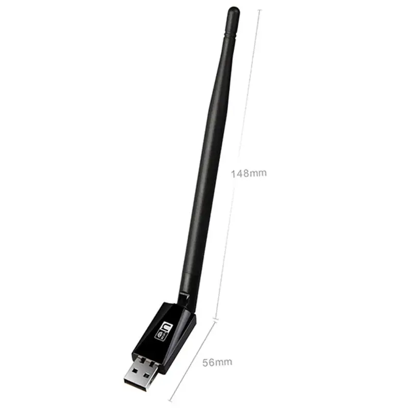 MT7601UN чипсет 150 Мбит/с USB WiFi беспроводная сетевая карта 802,11 b/g/n LAN адаптер ключ с поворотная антенна w/CD драйвер