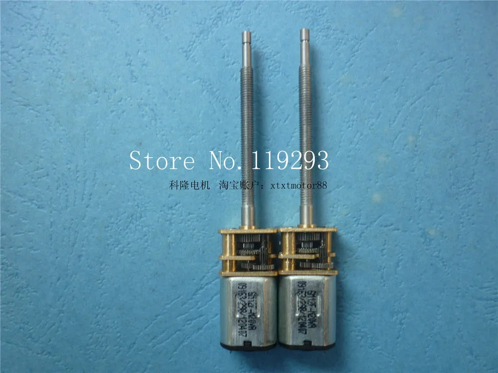 [JOY] 12MM miniature DC gear motor M3 * 34MM screw gearbox 3V6V12V N20 --10PCS/LOT | Обустройство дома