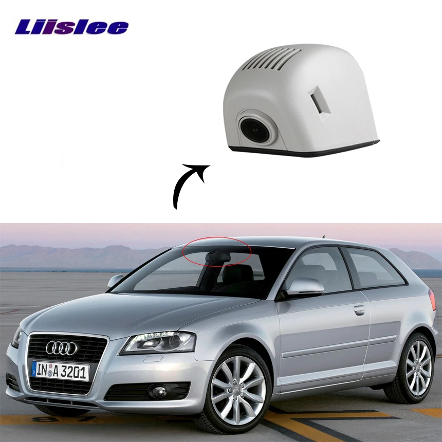 Liislee Автомобильный видеорегистратор маленький беспроводной Wifi DVR для Audi A3 MQB 8V S3 RS
