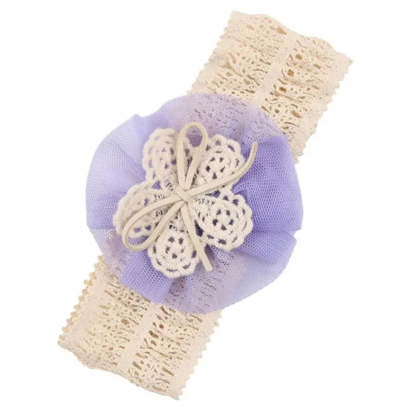 Корейский цветок для девочек Младенческая лента волос аксессуары детей