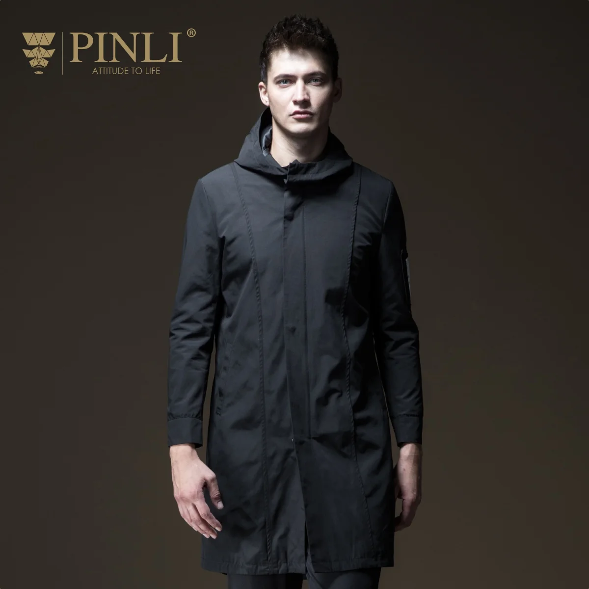 Мужское пальто куртка Пыльник Pinli B183603176 2019|Плащи и тренчи| |