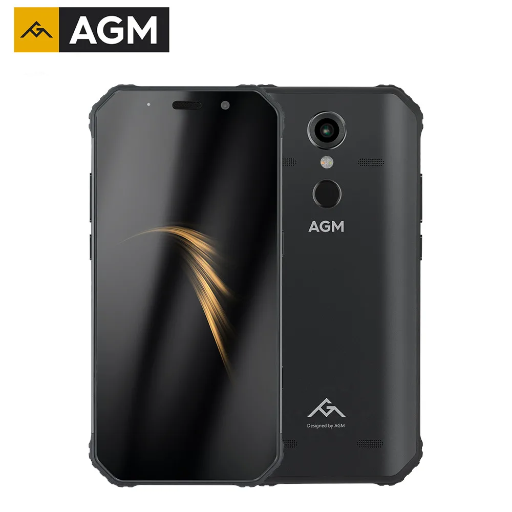 Оригинальный AGM A9 прочный телефон 4 Гб 64 IP68 Водонепроницаемый 5400 мАч 5 99 &quotAndroid 8 1