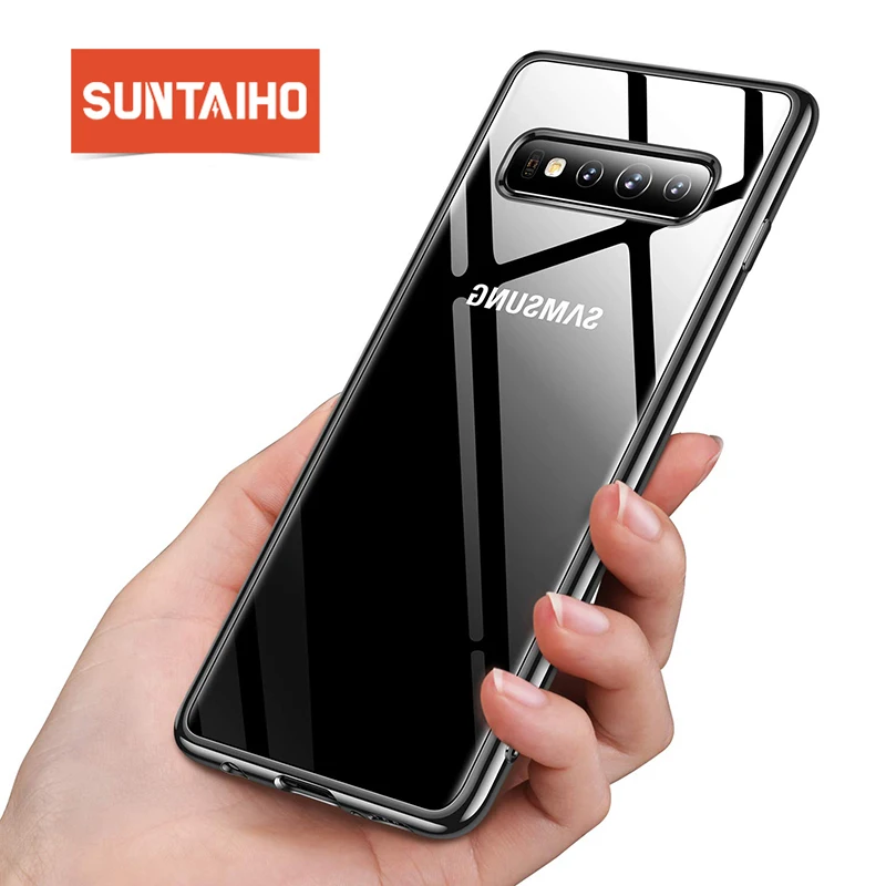 Чехол Suntaiho для samsung Galaxy S10 a7 2018 Plus чехол S8 note9 A5 прозрачный мягкий из ТПУ S7 Edge