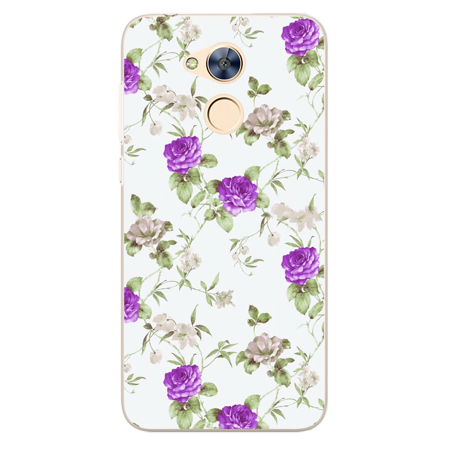 BigCases For Huawei Honor 6A Case Cover 5.0&quot Soft TPU Silicone Popular Cute Color Cactus Rose Flower Pattern Painted Phone |
