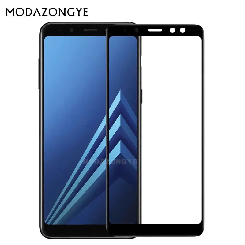Закаленное стекло для Samsung Galaxy A8 2018 Защита экрана A530 plus A730 полноразмерная