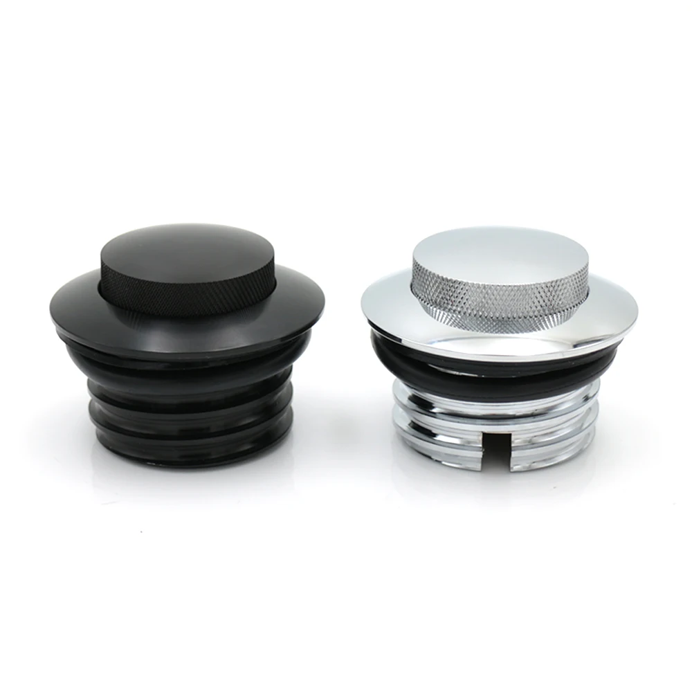 1 шт. алюминиевая черная/Серебристая мотоциклетная всплывающая газовая Кепка для