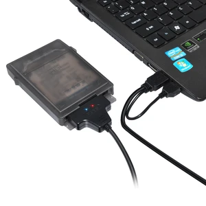 Совершенно новый корпус для жесткого диска 2,5 дюйма SATA на USB 2,0 адаптер для жесткого диска Поддержка жесткого диска SSD