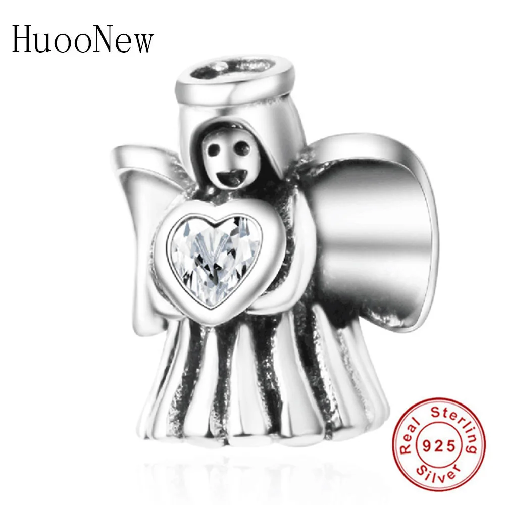 HU0416 Fit Pandora Амулеты Браслет с подвесками Розовый Синий Зеленый Единорог Пони бусины 925 стерлингового серебра ювелирные изделия подарок Pulsera DIY - Цвет: HU0416