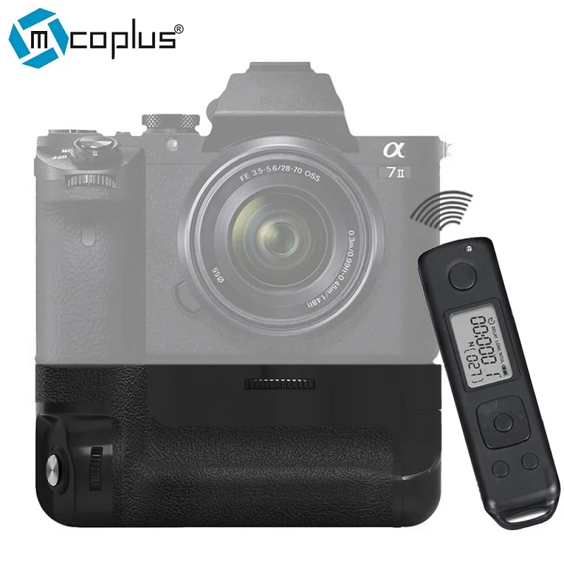 Mcoplus BG A7II Pro Встроенный 2 4g беспроводной контроль батарейный блок для Sony A7 II камеры