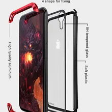 LUPHIE алюминиевый бампер чехол для iPhone X XS Max XR Роскошный Жесткий