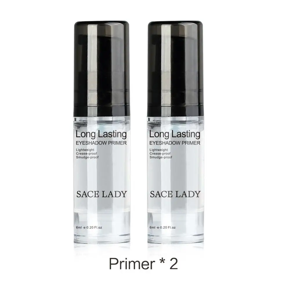 02 Eye Primer x2 SACE LADY основа под тени для глаз основа для макияжа натуральная Профессиональная Косметика Тени для век макияж крем стойкая палитра водостойкая - Цвет: 02 Eye Primer x2